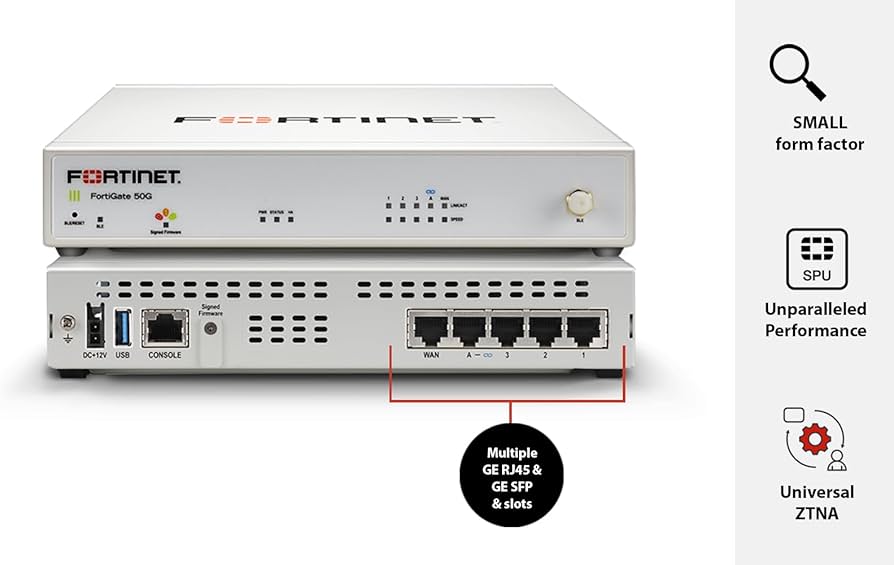 FortiGate 50G Hardware GPU dedicada FG 50G BDL 950 12 — FortiGate-50G Hardware (FG-50G-BDL-950-12) workstation empresarial