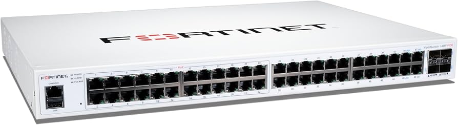 FortiSwitch 148F POE Layer 2 FortiGate switch controller GPU dedicada FS 148F POE — FortiSwitch-148F-POE Layer 2 FortiGate switch controller (FS-148F-POE) workstation empresarial