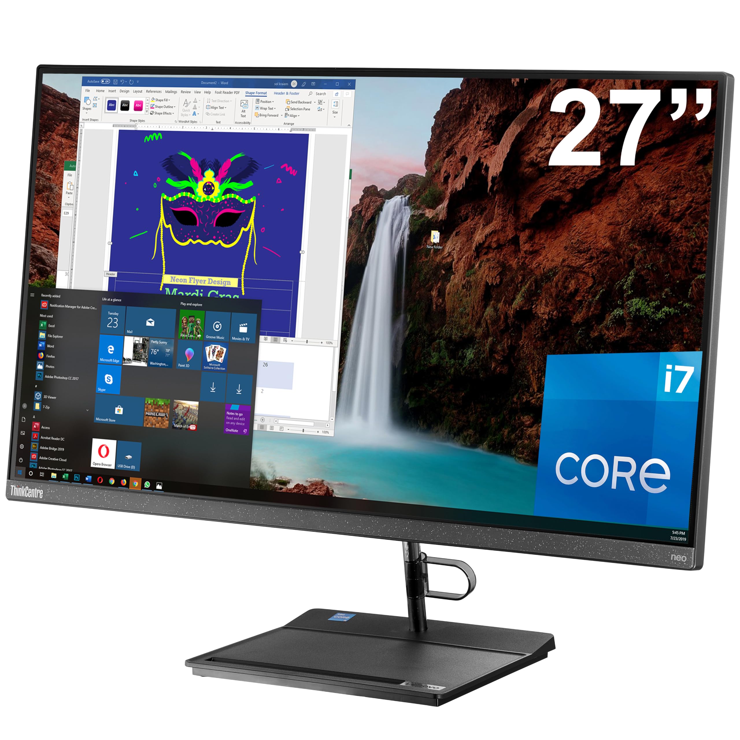 Lenovo Neo 30a G3 Intel Iris Xe Graphics 12B1006FLS — Lenovo Neo 30a G3 (12B1006FLS) workstation empresarial