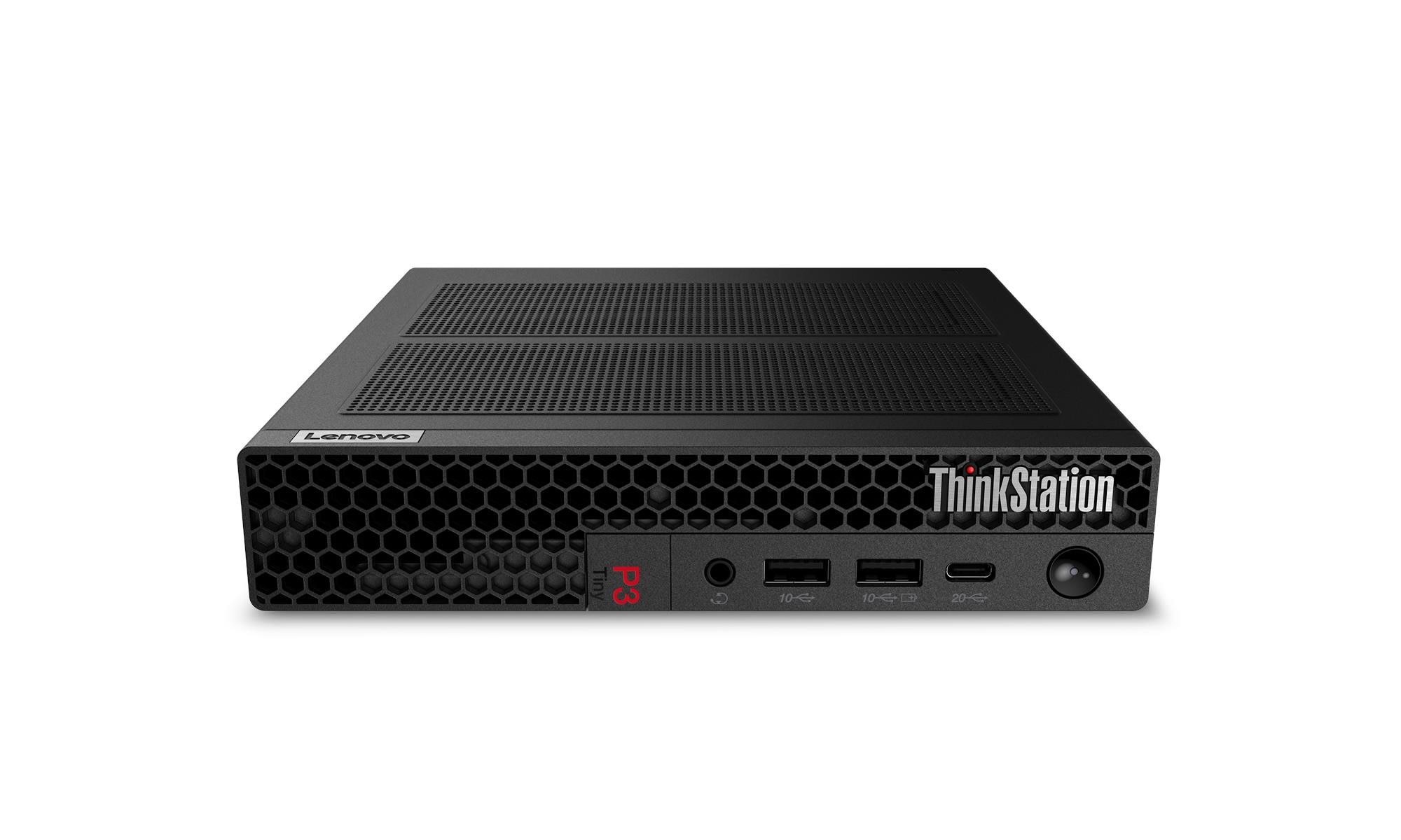 Lenovo P3 Tiny G2 NVIDIA RTX A1000 8GB 30K6000PLM — Lenovo P3 Tiny G2 (30K6000PLM) workstation empresarial