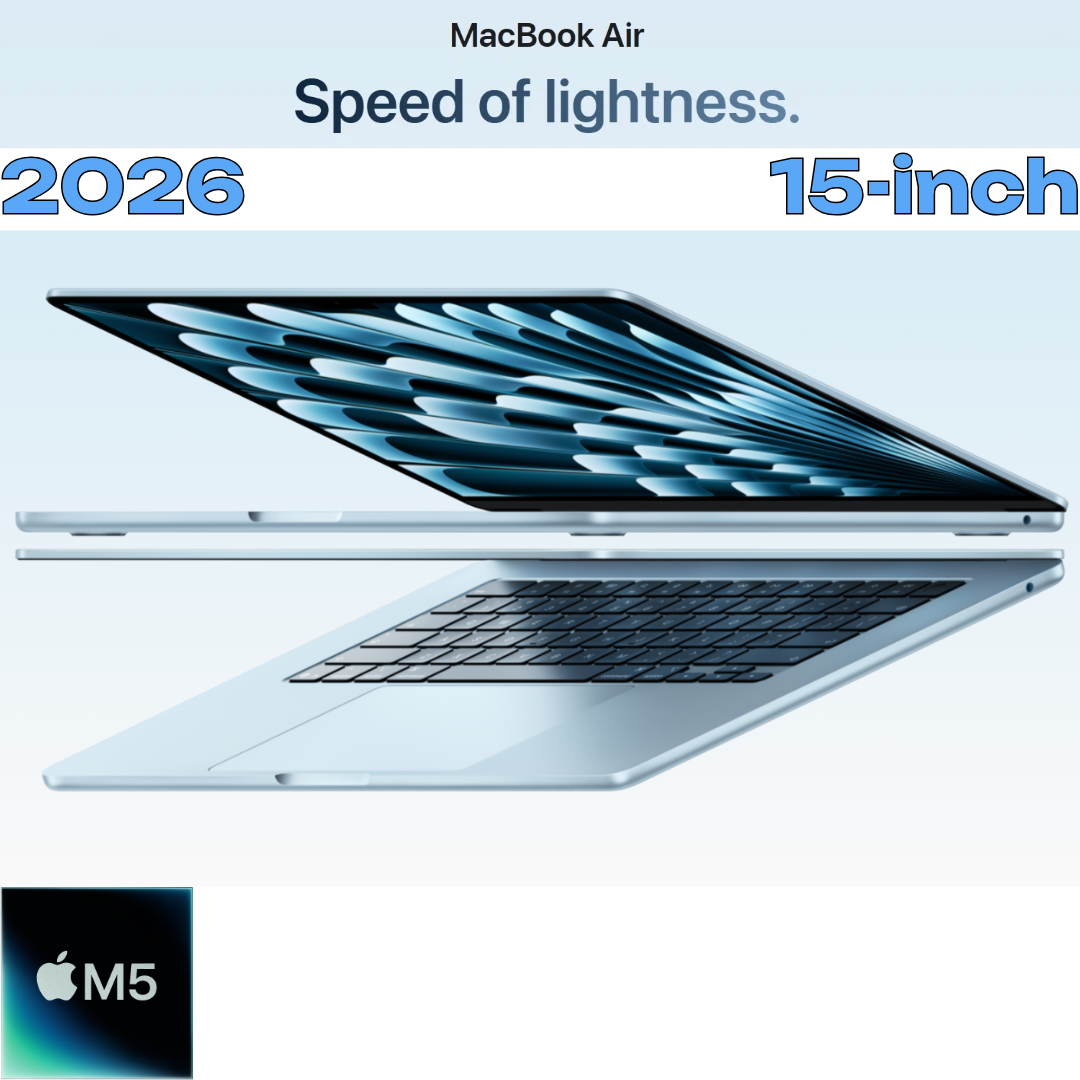Macbook AIR 15 CHIP M5 GPU dedicada MDVA4E A — Macbook AIR 15 CHIP M5 (MDVA4E/A) workstation empresarial