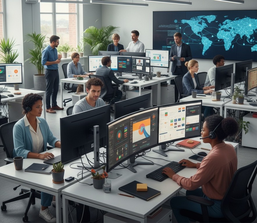 Infraestructura TI para call center empresarial